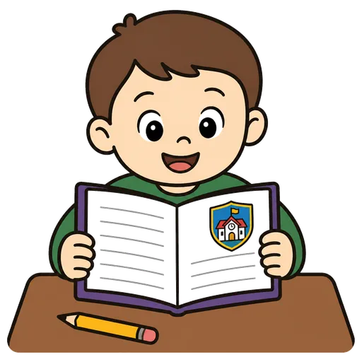 Piktogram AAC: dzienniczek ucznia