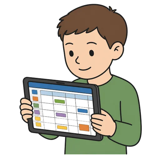 Piktogram AAC: dziennik elektroniczny