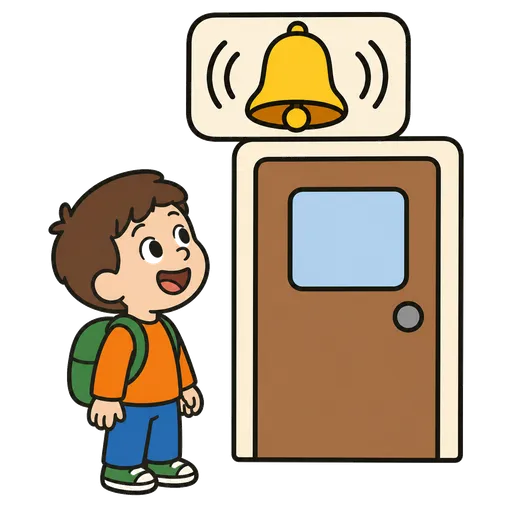 Pittogramma CAA: campanello per la pausa