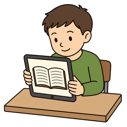 AAC-Piktogramm: E-Book