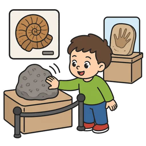 Piktogram AAC: eksponaty do dotykania