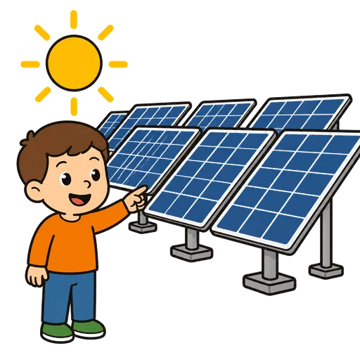 Pittogramma CAA: impianto di energia solare