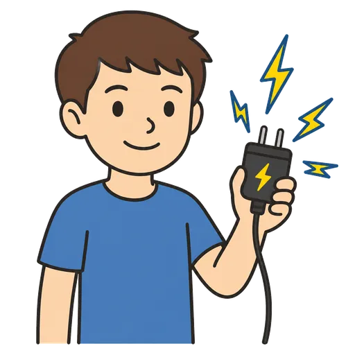 Piktogram AAC: elektryczny