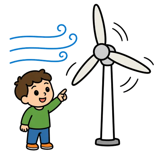 Piktogram AAC: energia wiatrowa