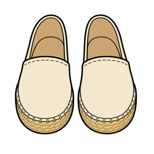 Piktogram AAC: espadryle