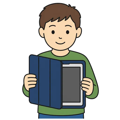 Pictograma CAA: estuche para tableta