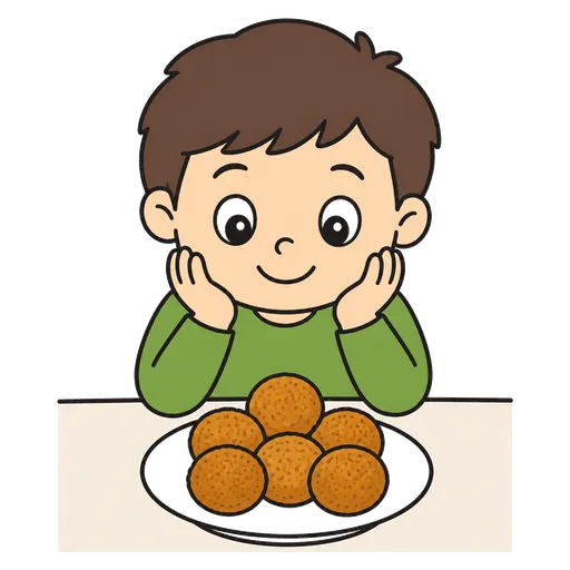 Piktogram AAC: falafel