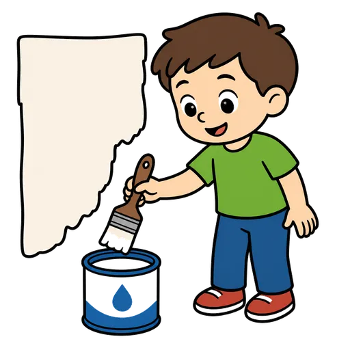 AAC pictogram: emulsion paint