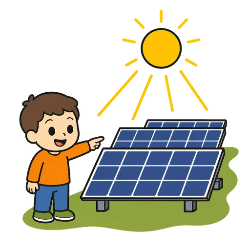 Piktogram AAK: solární elektrárna