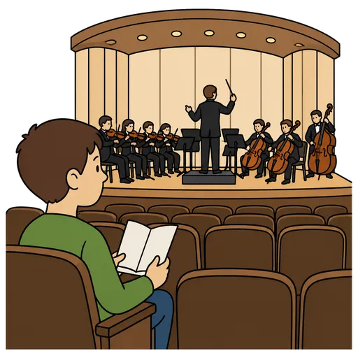 Piktogram AAC: filharmonia