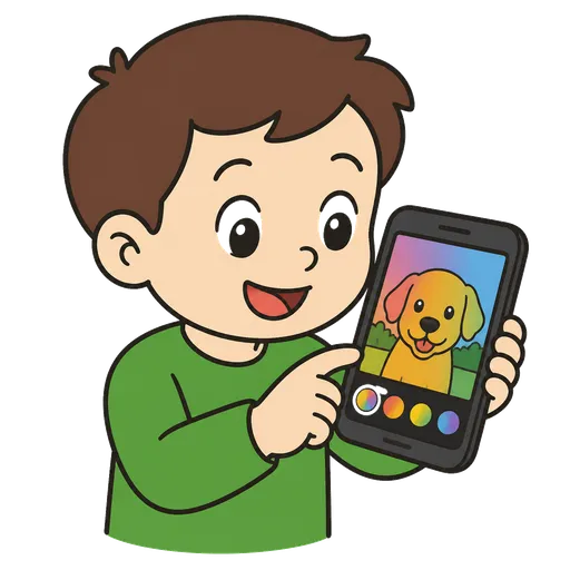 Pictograma CAA: filtro en una foto