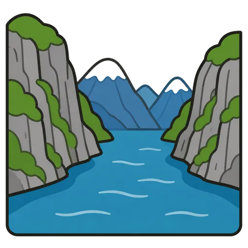 Piktogram AAK: fjord