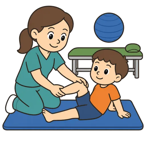 Piktogram AAC: fizjoterapeuta