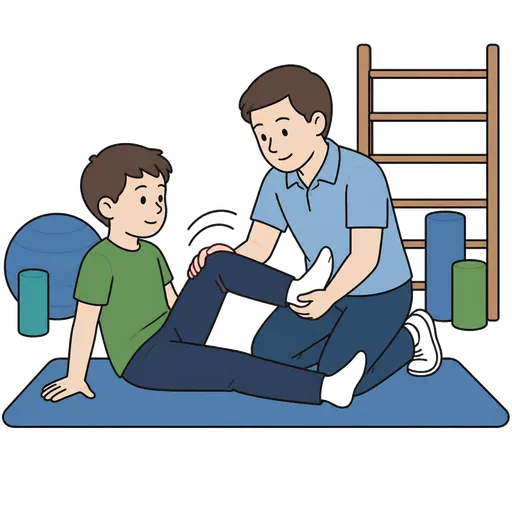 AAC-Piktogramm: Physiotherapeut/in