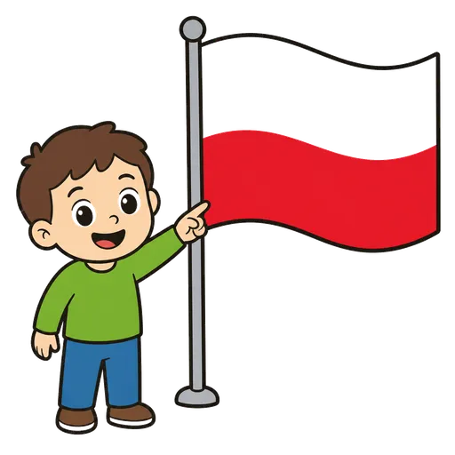 AAC-Piktogramm: Polnische Flagge