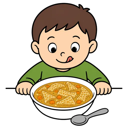 Pittogramma CAA: zuppa di trippa
