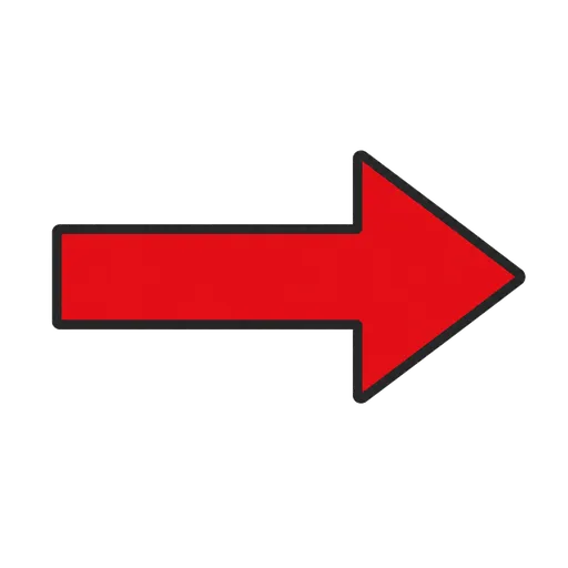 Pictograma CAA: flecha simple