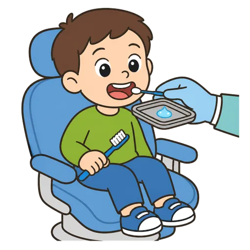 Pictogramme CAA : fluoration (des dents)