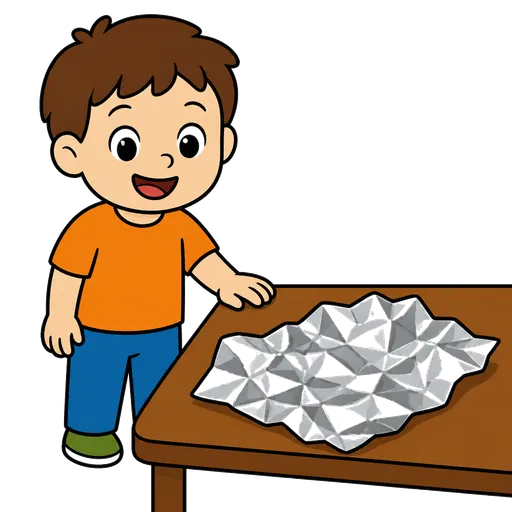 AAC pictogram: aluminum foil