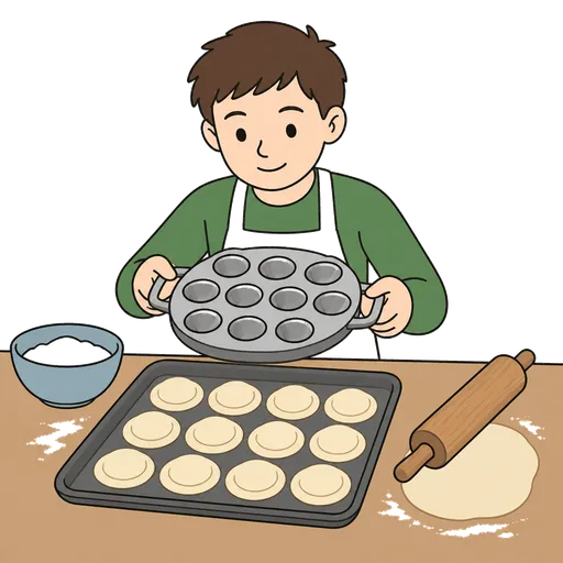 AAC-Piktogramm: Teigform für Knödel