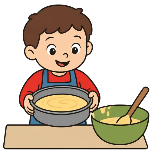 Pittogramma CAA: teglia per dolci