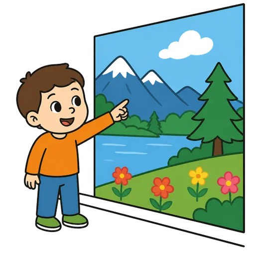 Piktogram AAC: fototapeta