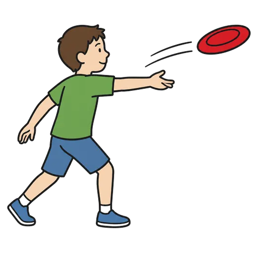 Piktogram AAC: frisbee