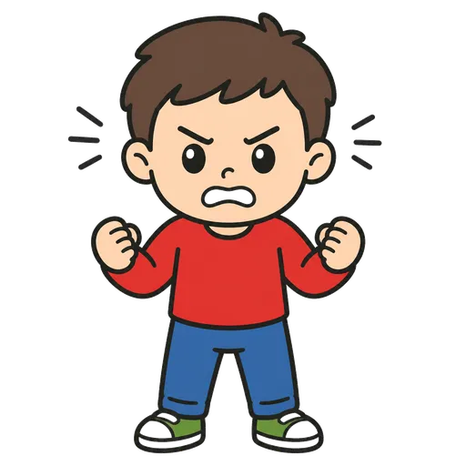 AAC-Piktogramm: Frustration