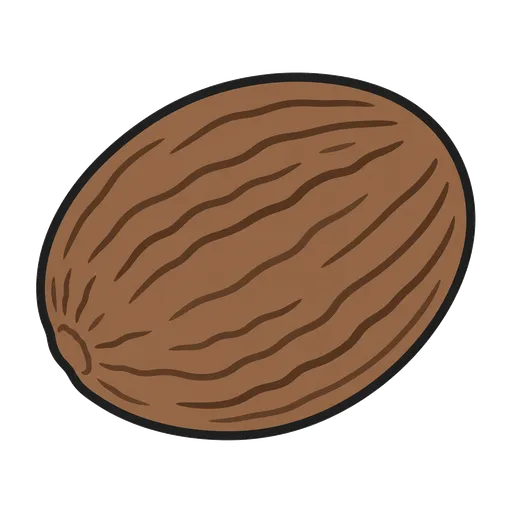 Piktogram AAC: gałka muszkatołowa