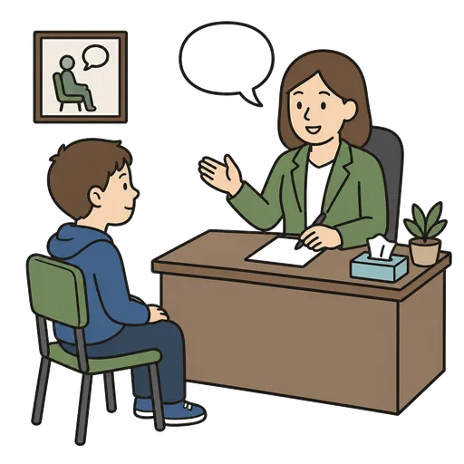 Piktogram AAC: gabinet psychologa