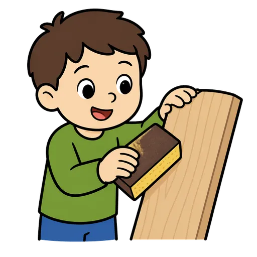 AAC pictogram: sanding sponge