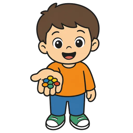 AAC pictogram: small handful