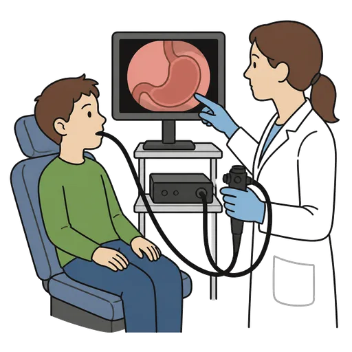 Piktogram AAC: gastroskop