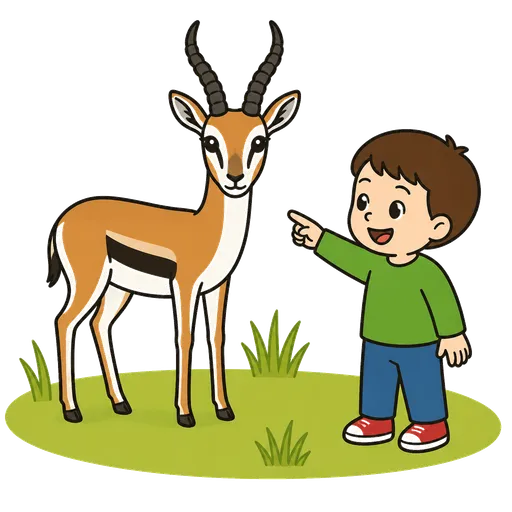 Piktogram AAC: gazela Thomsona