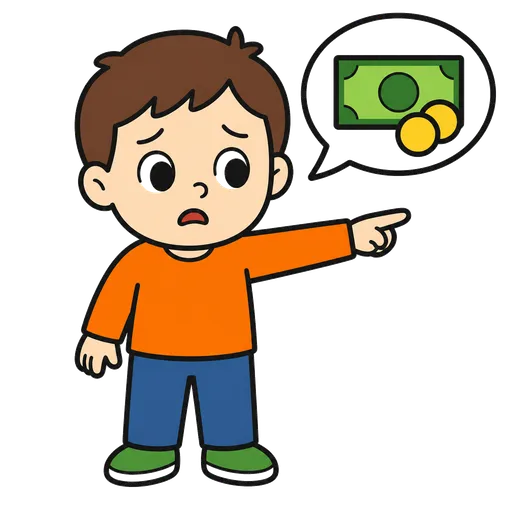 Pittogramma CAA: Dov'è il denaro?