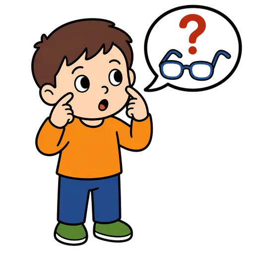 Pittogramma CAA: Dove sono i miei occhiali?