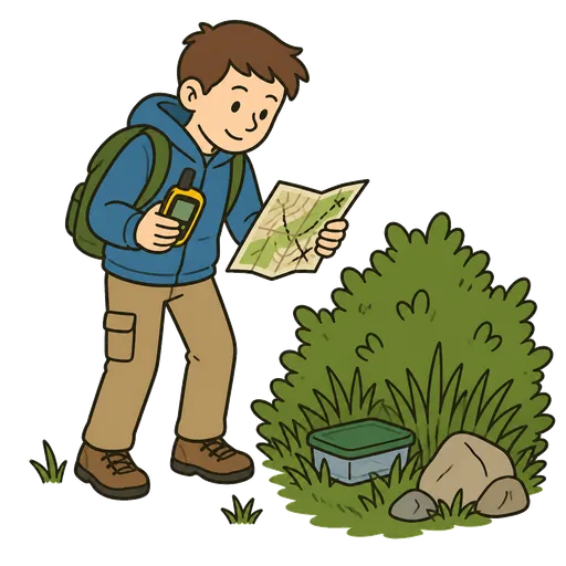 Piktogram AAC: geocaching