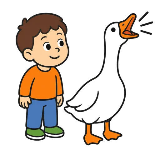 Piktogram AAC: gęś gęgawa