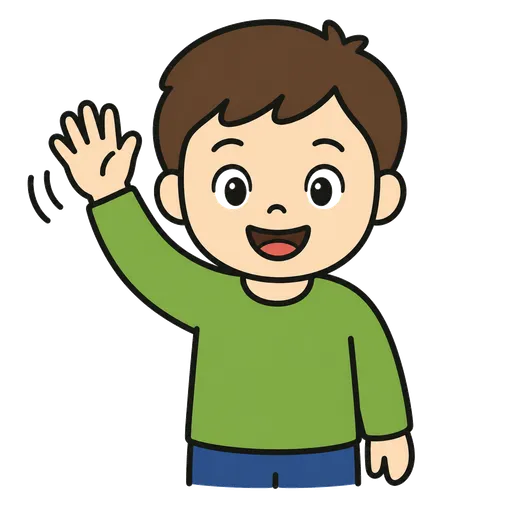 Piktogram AAC: gest