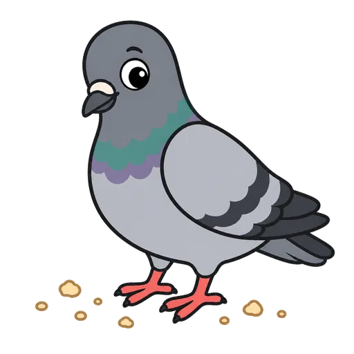 Piktogram AAC: gołąb