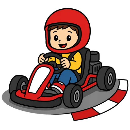 AAC-Piktogramm: Go-Kart
