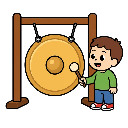 Piktogram AAC: gong