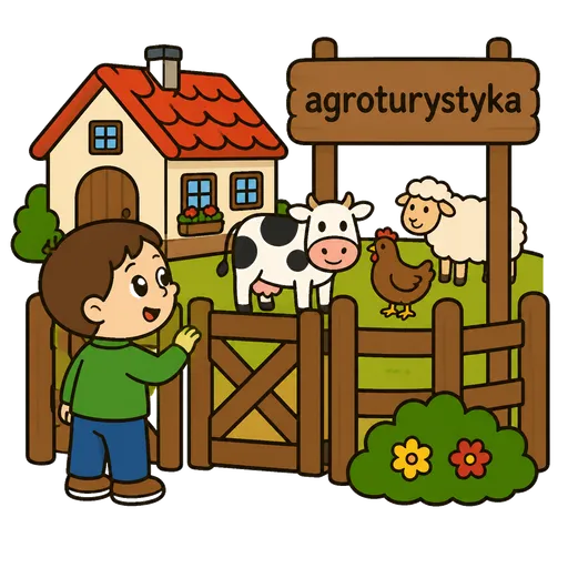 Pictograma CAA: granja de agroturismo