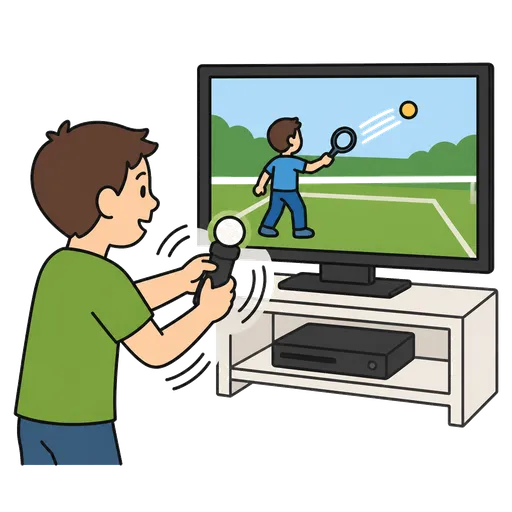 Pictograma CAA: juego de movimiento de consola