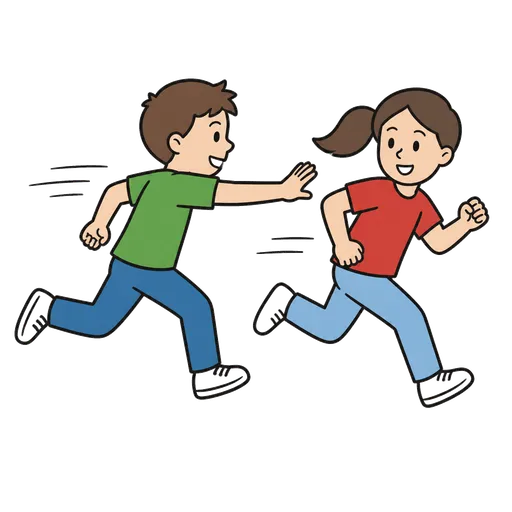 Piktogram AAK: play tag