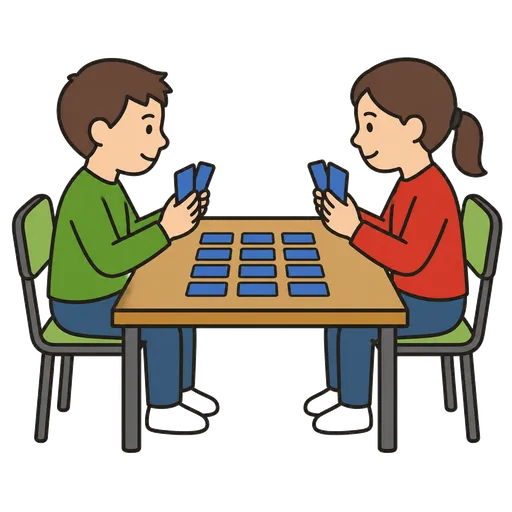 AAC-Piktogramm: zu zweit spielen