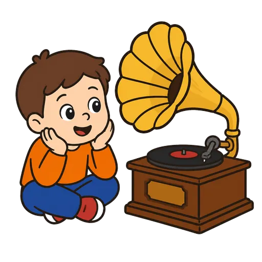 Piktogram AAC: gramofon