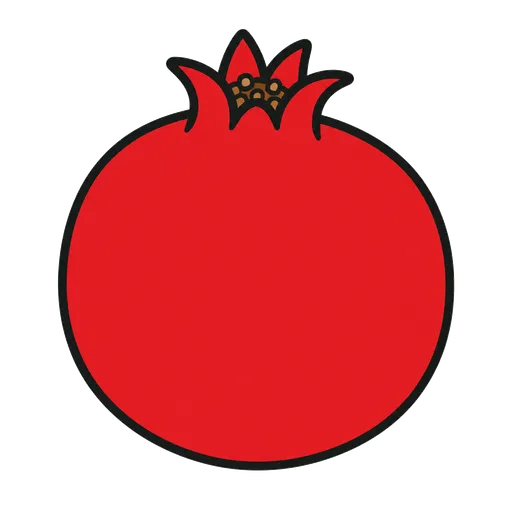 Piktogram AAC: granat