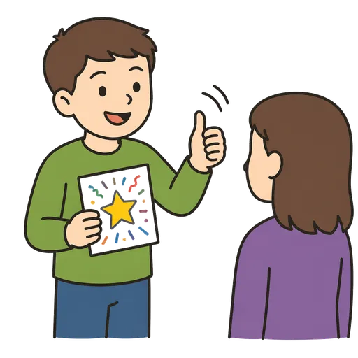 Piktogram AAC: gratulować