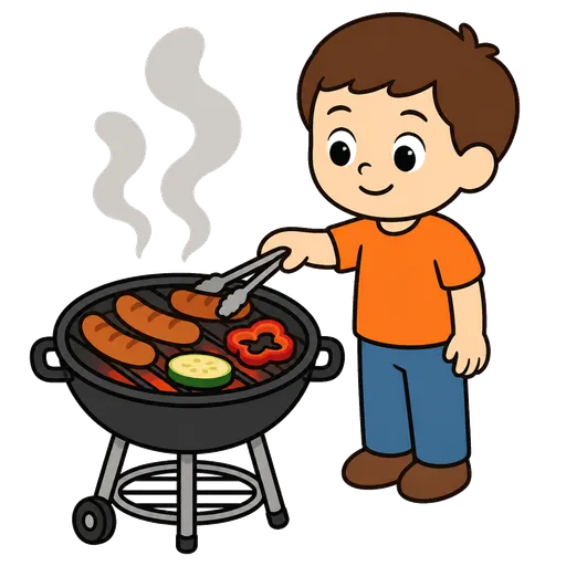 Piktogram AAC: grill